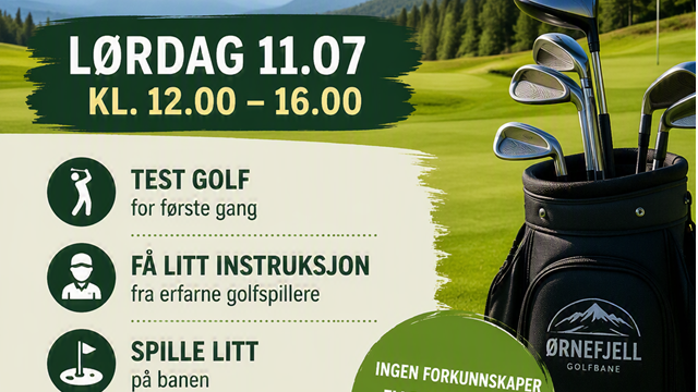 Åpen dag på Ørnefjell Golfbane 