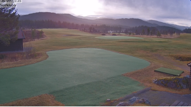 Ørnefjell golfbane er fortsatt åpen